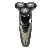 Бездротова електробритва GEMEI GM - 7720 Silver з плаваючою головкою, акумуляторна бритва для стрижки Gemmy