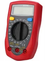 Многофункциональный цифровой мультиметр Digital DT33C мультитестер + термопара, Электрический карманный тестер напряжения, тока и сопротивления