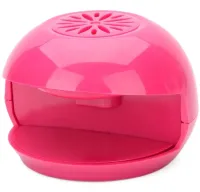 Бездротова міні сушарка для сушіння нігтів Nail Dryer VN-FV YM-708 з вентилятором від батарейок, Компактна сушка для манікюру на батарейках рожева