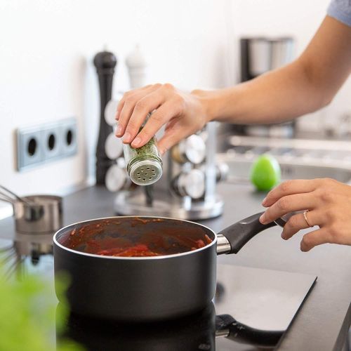 Карусель для спецій Spice Carousel R62-12 на 12 відсіків на підставці, що обертається. Сталевий набір, підставка, баночки для спецій на 12 ємностей