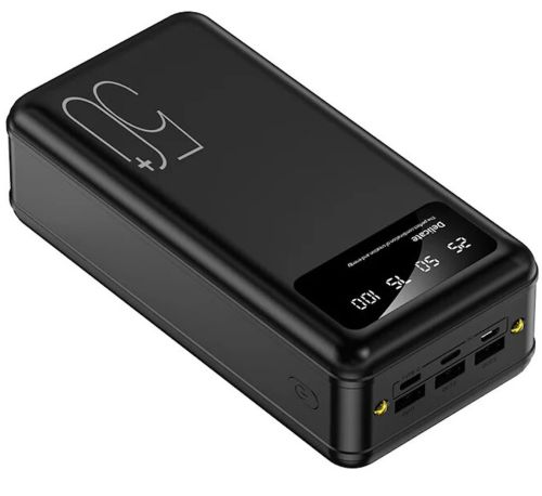 Зарядний пристрій УМБ Power Bank Viaking 50000 mAh smart-quality N7 3USB з ліхтариком , Портативна батарея повербанк зовнішній акумулятор YM-500