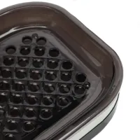Настенная двойная мыльница органайзер для мыла Soap dish AND872 на липучке, Двухслойный держатель сушилка для губки 17х13х10см в ванную на стену