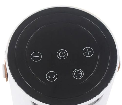 Електричний баштовий обігрівач Quick & Easy Heat MAG - 639 2200W, портативний електрообігрівач для дому, Тепловентилятор 2200 Вт від мережі Білий