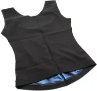 Чоловіча стягуюча майка Sweat Shaper Men's для схуднення з ефектом сауни, Майка сауна для спорту для чоловіків M/L XL / XXL Чорна