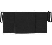 Поясна сумка бананка Mini Belt Bag ISKYBOB 7452 для документів і телефону без застібки, сумочка органайзер на пояс і ремінь чоловіків і жінок Чорна