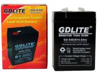 Універсальний свинцево-кислотый акумулятор GDLITE GD-640 6V 4AH для ваг і ліхтарів, акумуляторна батарея GDLiting 6В 4аг для бесперебойника