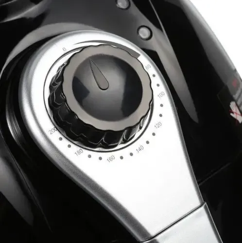Аерофритюрниця мультипіч Domotec Airfryer Ms-3220 4.5 л з функцією аерогрилю для приготування їжі без масла 1300W, безмаслянная фритюрниця Чорна