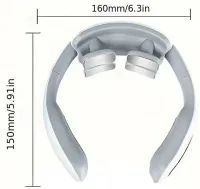 Електроімпульсний міостимулятор масажер для шиї Smart Neck Massage MD - 066 з USB 1200 маг, багатофункціональний електромасажер для м'язів MD-061