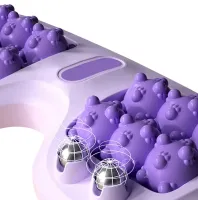 Роликовый массажер для ног Cat Claw Style Foot Massager рефлексотерапевтический для массажа стоп с магнитными шариками для снятия стресса и усталости