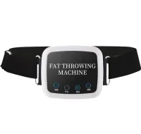 Антицелюлітний міостимулятор тренажер для схуднення Fat Throwing Machine CS-777, Масажер для масажу преса і живота з регульованою манжетою з USB
