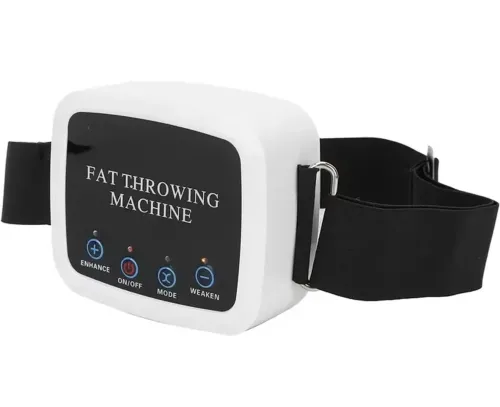 Антицелюлітний міостимулятор тренажер для схуднення Fat Throwing Machine CS-777, Масажер для масажу преса і живота з регульованою манжетою з USB