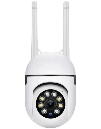 Вулична бездротова 360 IP камера відеоспостереження XY-3120SZ 2MP, поворотна зовнішня Wi-Fi камера з ІЧ-підсвічуванням і датчиком руху XY-3120 Біла