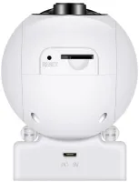 Вулична бездротова 360 IP камера відеоспостереження XY-3120SZ 2MP, поворотна зовнішня Wi-Fi камера з ІЧ-підсвічуванням і датчиком руху XY-3120 Біла