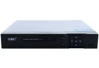 Провідний відеореєстратор DVR UKC CAD 1216 AHD 16 канальний, мережевий IP реєстратор на 16 камер для відеоспостереження та управління камерами Чорний