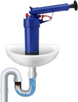 Пневматичний вантуз високого тиску Toilet dredge Gun, Плунжер для раковини з гідроударом, для прочищення труб каналізації Plunger Pipe Dredger