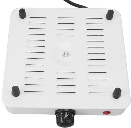 Електрична настільна спіральна плита на одну конфорку Domotec MS-5801 1000W, одноконфорочная електроплита 1000Вт з термостатом на 5 положень