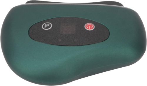 Скребковый массажер для лифтинга лица Scraping Board Gua Sha LY-401, Дренажный вибрационный скребок с подогревом для всего тела на аккумуляторе