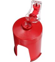 Міні кулер для пластикової пляшки Fizz Saver, Дозатор для розливу газованої води з краном, Диспенсер для газованих напоїв з клапаном Червоний