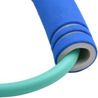 Трубчатый эспандер резинка ProsourceFit LX-08 для подтягиваний, турника, фитнеса, тренажер восьмерка с мягкими рукоятками средняя нагрузка до 9 кг