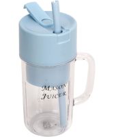 Портативный аккумуляторный стакан блендер Mason Juicer LL-898 для фруктов ягод и смузи на 500мл с USB зарядкой, Чашка соковыжималка XL-354 для смузи