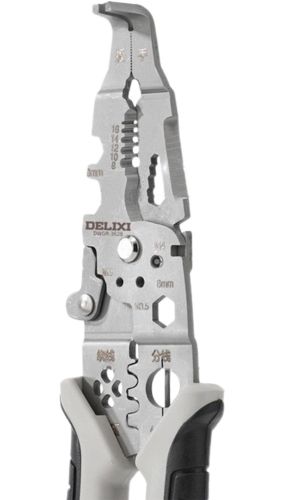 Багатофункціональні кліщі стрипер Cable Cutter CH-51 20в1 для зачистки і обтискача проводів, Каблерез різак для кабелів, дроту і зняття ізоляції