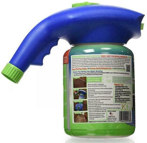  Рідкий газон Hydro Mousse Liquid Lawn 2 в 1 + Розпилювач для гідропосіву з рідиною Гідро Маус для засіву і додання густоти газону