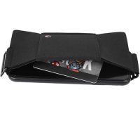 Поясна сумка бананка Mini Belt Bag ISKYBOB 7452 для документів і телефону без застібки, сумочка органайзер на пояс і ремінь чоловіків і жінок Чорна