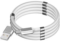 Магнітний зарядний кабель MagLink 7612 usb Micro-USB 1 метр для зарядки телефону, вічний шнур зарядка SuperCalla Cable 100 см з магнітними вставками
