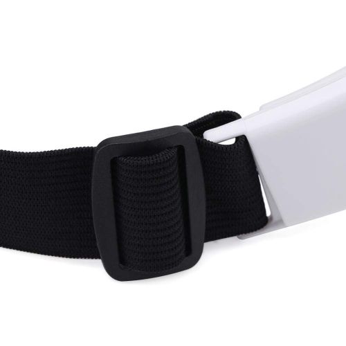 Магнітно акупунктурний масажер для очей Healthy Eyes Massager KL-218, масажні окуляри для зони навколо очей 22 масажних пальчика, на батарейках білі