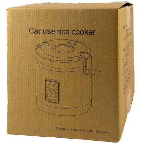 Автомобильная мультиварка пароварка Vehicle Rice Cooker AR-1601 1.2 литра 12V 24V от прикуривателя, мультиповар с подогревом 12В 24В для машины