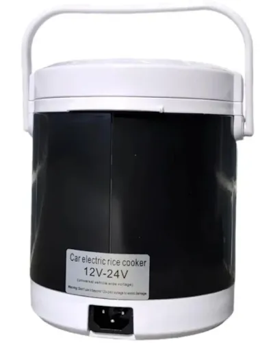 Автомобильная мультиварка пароварка Vehicle Rice Cooker AR-1601 1.2 литра 12V 24V от прикуривателя, мультиповар с подогревом 12В 24В для машины