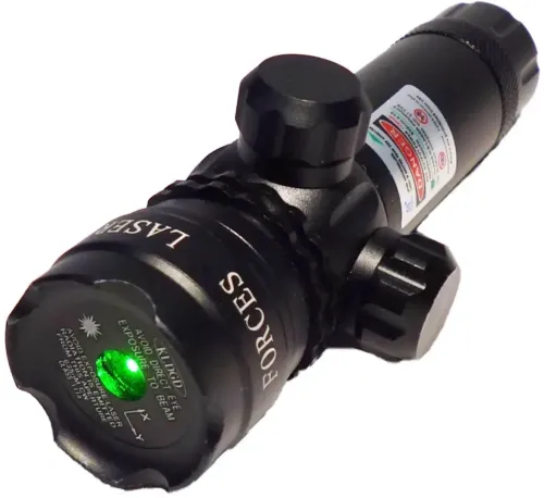 Підствольна лазерна указка Huohje Police LASER G20 Green Зелений промінь з виносною кнопкою, потужний лазерний целеуказатель до 100м під планку