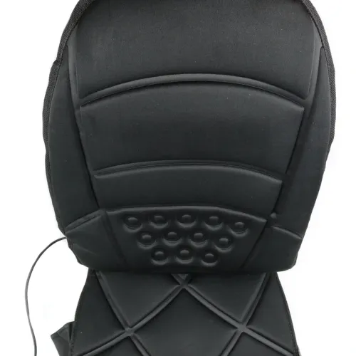 Массажная накидка с подогревом Massage Cushion HL-889B для сидения в автомобиле, Чехол с массажером для кресла LY-408 от сети и прикуривателя