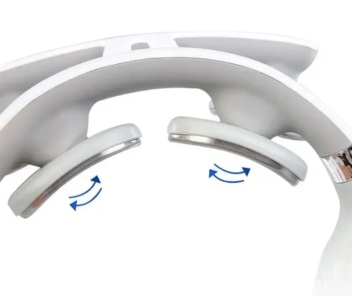 Електроімпульсний міостимулятор масажер для шиї Smart Neck Massage MD - 066 з USB 1200 маг, багатофункціональний електромасажер для м'язів MD-061