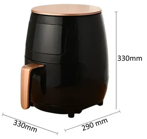 Безмаслянная аэрофритюрница мультипечь Air Fryer Extra Large Capacity ZP-085 7.5 л 3200W з регулюванням температури, фритюрниця з функцією аерогрилю