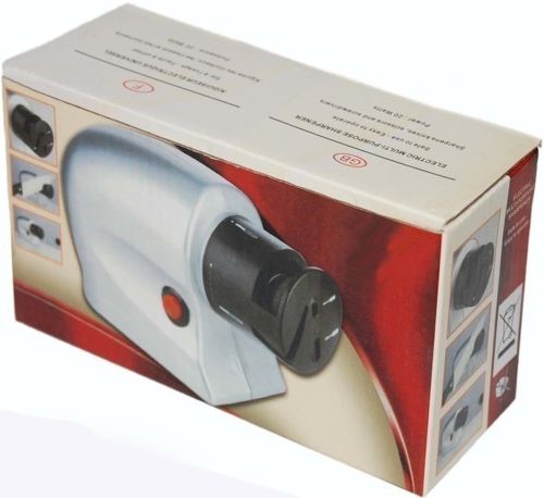 Электрическая точилка для ножей и кухонных ножниц от сети Electric Knife Sharpener 2 в 1 проводной станок точило инструмент для заточки лезвий 220V