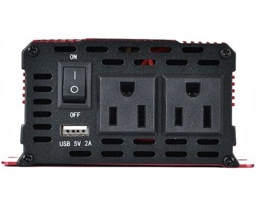 Автомобільний інвертор UKC 12V-220V 1000W KC-1000D авто перетворювач напруги струму з LCD дисплеєм від прикурювача, акумулятора з екраном