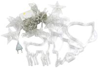 Внутренняя цветная гирлянда штора, занавес Рождество Christmas Style 2.5Х1 м 138 LED диодов M новогодняя светодиодная RGB на окно 2.5мх1м 220V