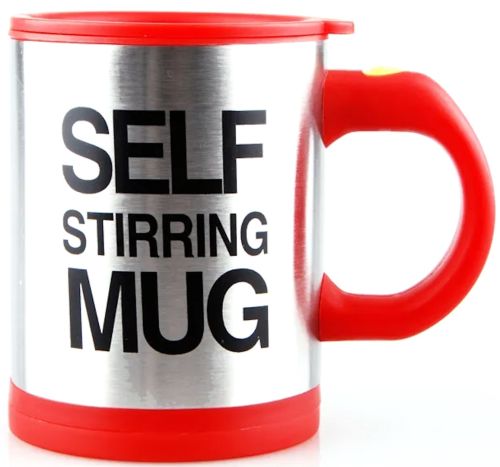 Автоматична кружка-мішалка Self Stirring Mug Black 350 мл термокружка з міксером для розмішування цукру кави, пластикова чашка мішалка з кришкою 