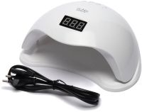 Професійна УФ лампа SUN5 для манікюру і педикюру 48W UV LED з екраном і таймером, апарат для сушіння гель лаку і гелю для нігтів Сан 5 White