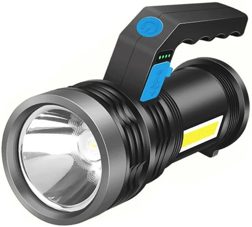 Аккумуляторный ручной фонарик X-Balog BL-8205 светодиодный переносной LED светильник 1200 mAH портативный фонарь прожектор 4 режима USB BK-899