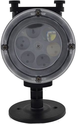Вуличний лазерний проектор Led Change card Garden Projector PJ-518 на 12 картриджів RGB зображень, Новорічний світлодіодний диско прожектор з пультом