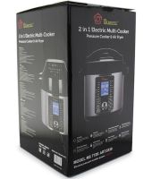 Мультиварка скороварка Domotec MS-7728 29 в 1 на 5.6 л електрична фритюрниця 1500W мультиповар з підігрівом, сенсорним дисплеєм і таймером MS7728