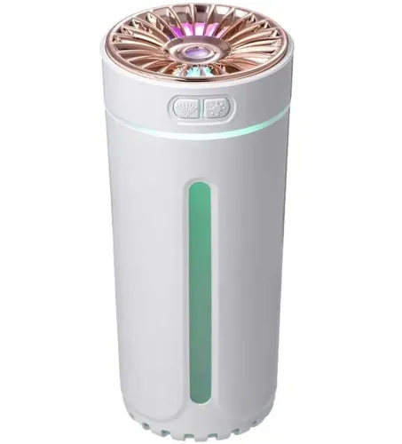 Беспроводной автомобильный увлажнитель воздуха Aroma Humidiifer H20 с RGB подсветкой, Аккумуляторный аромадиффузор USB HP227 в авто и для дома