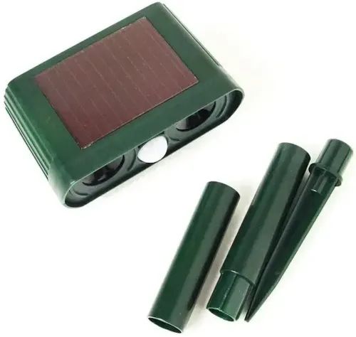 Ультразвуковий відлякувач тварин кротів і гризунів Solar Pest Reppeler ZF-858 на сонячній батареї, акумуляторний прилад кротовідпугіватель