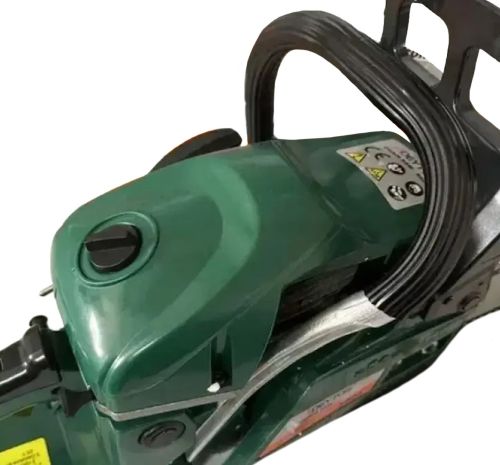 Бензинова ланцюгова пила Krafftec КRА-5800 7 к.с шина 45 см для обрізання дерев і розпилу дров, Бензопила Adeytos 18" дюймів 58см3 Зелена