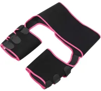 Коригуючий пояс фіксатор Adjustable One Piece Waist Band JN-79 для схуднення і корекції талії, Жиросжигающий корсет для заняття спортом Чорний