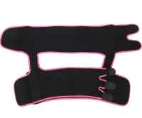 Коригуючий пояс фіксатор Adjustable One Piece Waist Band JN-79 для схуднення і корекції талії, Жиросжигающий корсет для заняття спортом Чорний