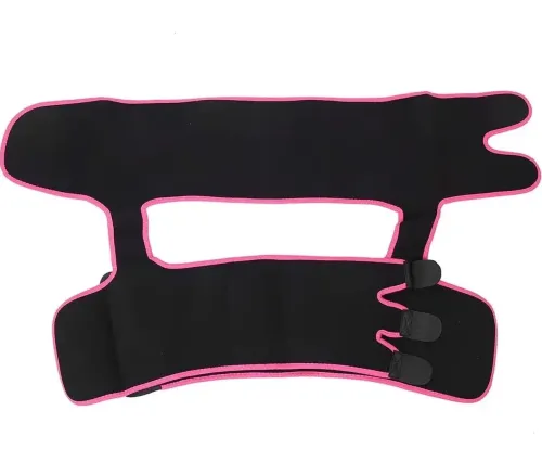 Коригуючий пояс фіксатор Adjustable One Piece Waist Band JN-79 для схуднення і корекції талії, Жиросжигающий корсет для заняття спортом Чорний