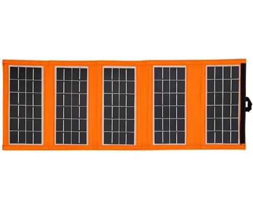 Складна сонячна панель Xinpuguang Olsace 10w 6V на 5 секцій для зарядки телефону з USB, Водонепроникна гнучка батарея для кемпінгу